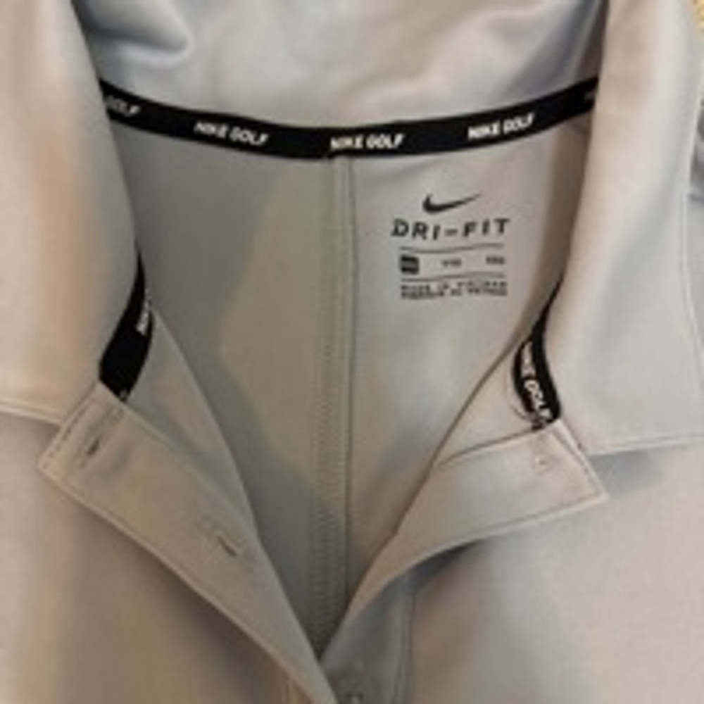 Women's Nike Golf Polo Shirt XXL Gray Dri-FIT - Picture 5 of 6